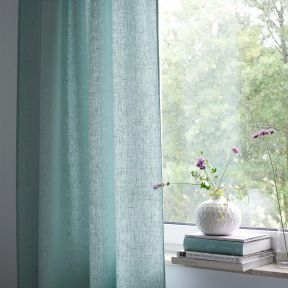 Tissu en lin Lesna turquoise