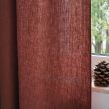 Terracotta Linen Fabric Lesna