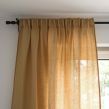 Leinen Vorhang Gelb-Beige Pina