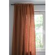 Leinenvorhang Terrakotta Satin