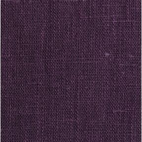 Tissu en lin violet foncé Lesna