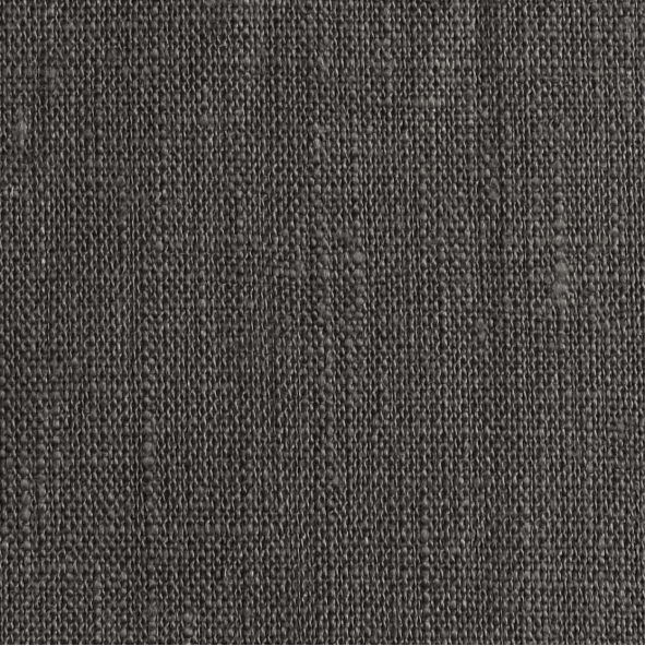 Lin tissu au mètre gris foncé Lesna