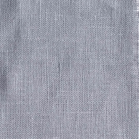Satin Blue Linen Fabric Welna 