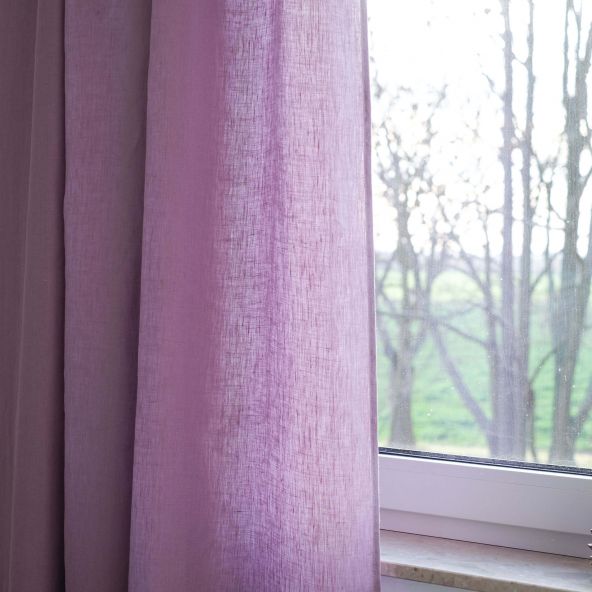 Leinen Vorhang Welna Lila