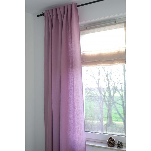 Leinen Vorhang Welna Lila