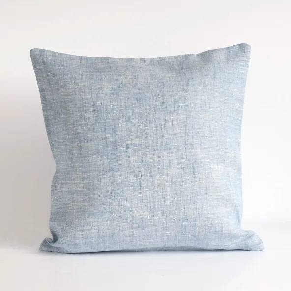 Leinen Kissenbezug Lesna Blau