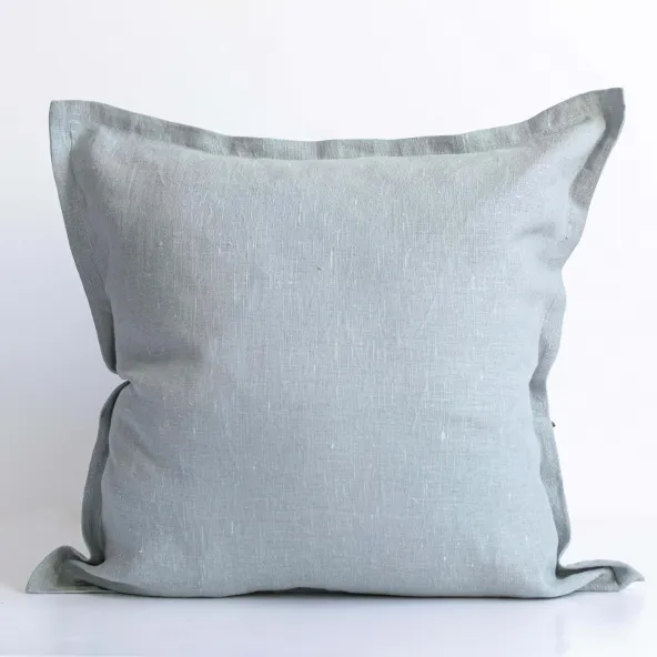Leinen Kissen Blau Grau Lesna 