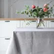Nappe Lin Gris Clair Lesna sur Mesure
