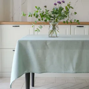 Nappe en Lin Turquoise Lesna Sur Mesure 