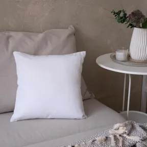 White Linen Pillowcase Lesna