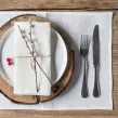 Set de table en lin Lesna Blanc