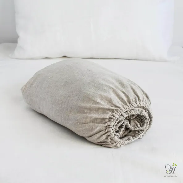 Drap Housse Lin Naturel Pina 