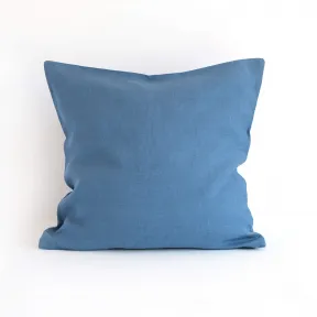 Denim Blue Linen Pillowcase Welna