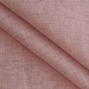 Stoff Leinen Baumwolle Meterware Wisla Rosa